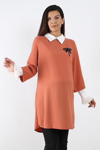 Issil 2035 Kelebek Bros Hamile Tunik Trendyol