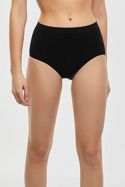 Penti Siyah Nu Basic Yuksek Bel Slip Kulot Fiyati Yorumlari Trendyol