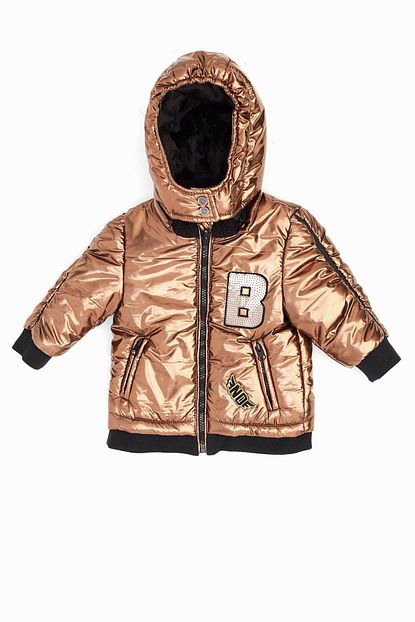 Bg Baby Kiz Bebek Bronz Mont Trendyol