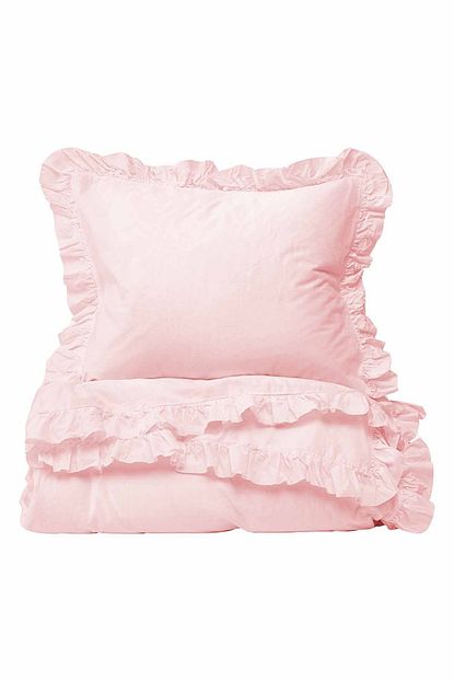 Helen George Vintage Firfirli Bebek Nevresim Takimi Pembe Trendyol