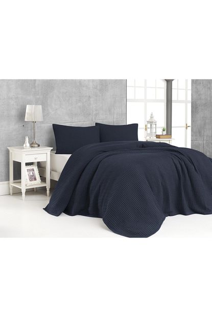 upline supersoft indigo tek kisilik yatak ortusu takimi 150x200 fiyati yorumlari trendyol