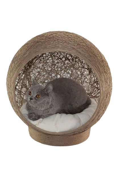 alpi kedi ve kucuk irk kopek yuvasi yastigi yatagi evi keten fiyati yorumlari trendyol