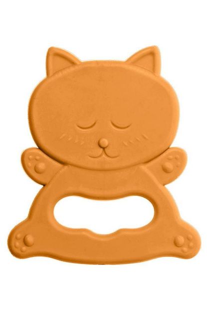 bambino kaucuk yumusak dis kasiyici kedi figurlu turuncu fiyati yorumlari trendyol
