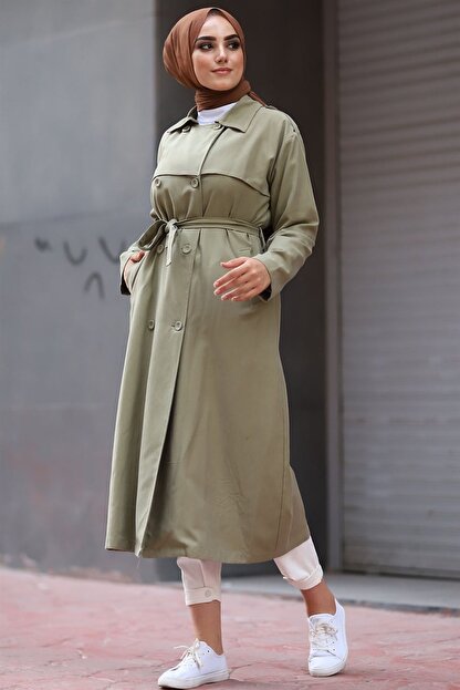 Bg Collection Kanvas Kumas Haki Trenc Fiyati Yorumlari Trendyol