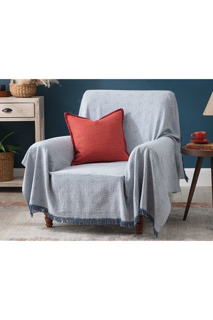 madame coco amelie koltuk sali beyaz indigo 160x180 cm fiyati yorumlari trendyol