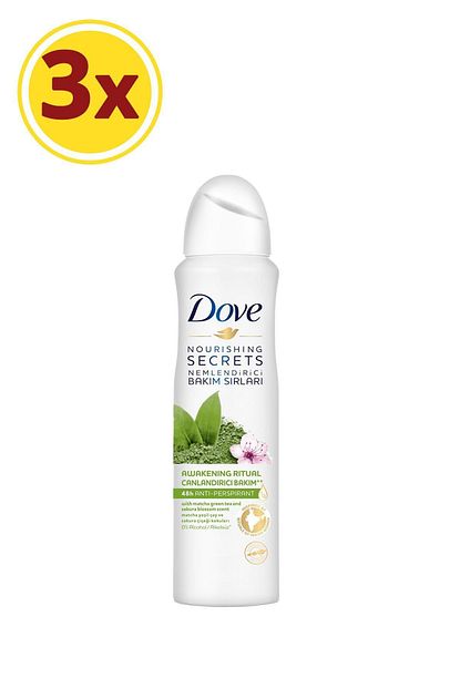 dove kadin deodorant matcha sprey 150ml x3 fiyati yorumlari trendyol