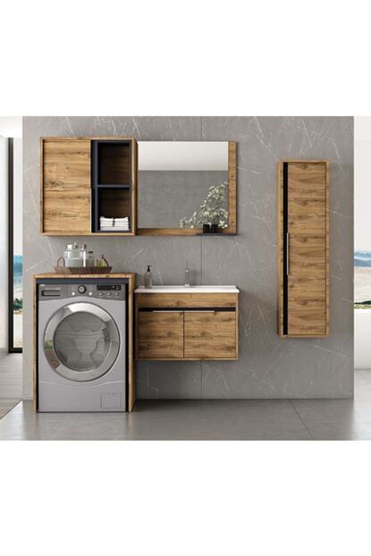 Nplus Kona Ust Modul 75 Cm Banyo Dolabi Dorado Antrasit Alt Modul Ust Modul Lavabo Fiyati Yorumlari Trendyol