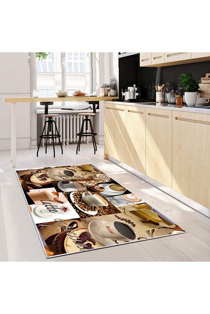 Ahsen Hali Pvc Deri Taban Kaydirmaz Caydanlik Desen Mutfak Halisi Trendyol