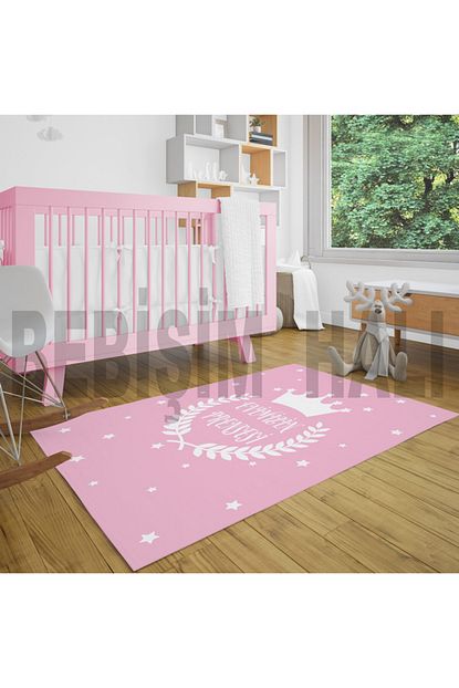 Bebisim Hali Bebisim Isimli Tacli 133x190 Cocuk Odasi Halilari Fiyati Yorumlari Trendyol