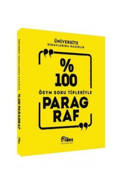 Fides Yayinlari Fides Universite Sinavlarina Hazirlik 100 Paragraf Trendyol
