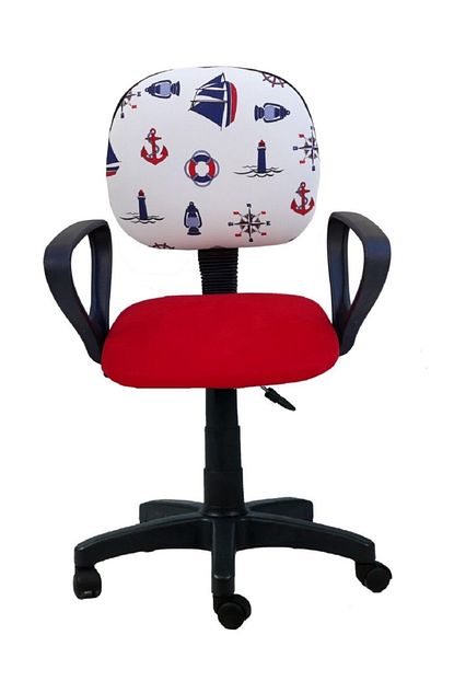 Depolife Cocuk Odasi Ders Calisma Ofis Koltugu Gemici Dumen Desenli Kirmizi Trendyol