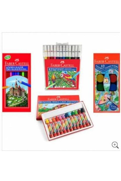 faber castell kuru sulu pastel keceli