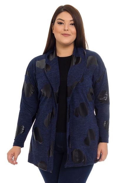 1258 kusakli deri detayli ceket