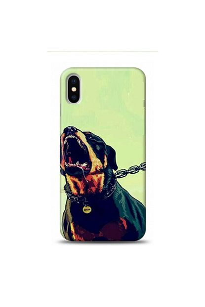 iphone x hard pitbul desenli kilif