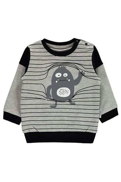 Kujju Erkek Bebek Sweatshirt 6 18 Ay Gri Fiyati Yorumlari Trendyol Kujju Erkek Bebek Sweatshirt 6 18 Ay Gri Fiyati Yorumlari Trendyol