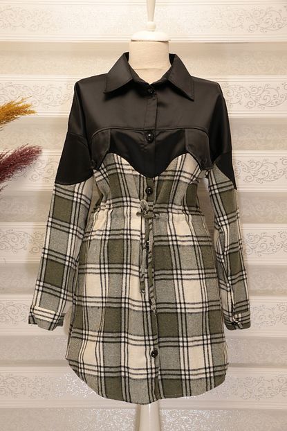 Lavinia Cimri Store Deri Detay Oduncu Gomlek Fiyati Yorumlari Trendyol