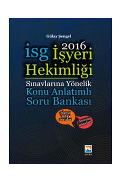 Nisan Kitabevi Isg Isyeri Hekimligi Sinavlarina Hazirlik Konu Anlatimli Soru Bankasi Trendyol
