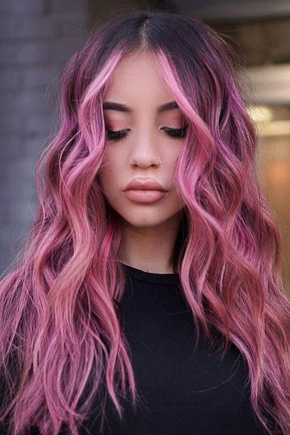 pembe renk sac boyasi