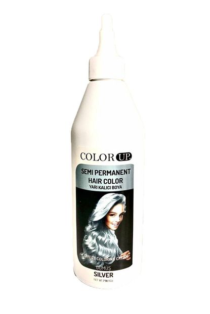 color up yari kalici sac boyasi gumus gri depa1053 fiyati yorumlari trendyol