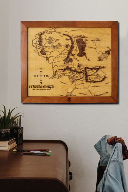 Crowart Yuzuklerin Efendisi Middle Earth Haritasi Trendyol