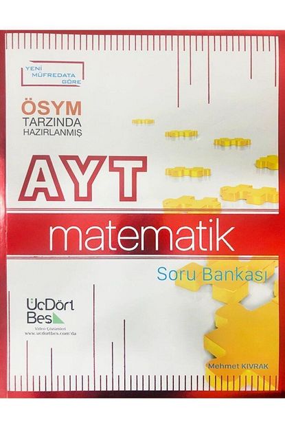 Uc Dort Bes Yayincilik 345 Ucdortbes Ayt Matematik Soru Bankasi 2021 Trendyol