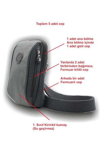 newish kirinkil capraz canta body bag