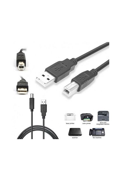 usb yazici kablosu hp canon brother printer kablosu 1 8 metre