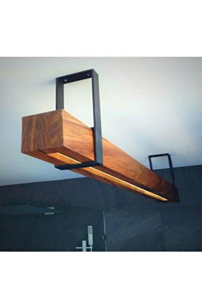 Ince Reklam Ahsap Avize Dekoratif Ozel Ahsap Led Avize Trendyol
