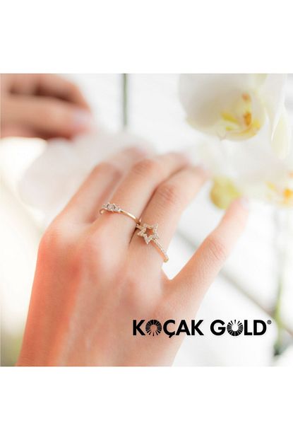 Kocak 14 Ayar Sari Altin Tria Yuzuk Trendyol