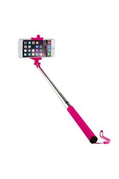 esay kablolu selfie cubugu pembe