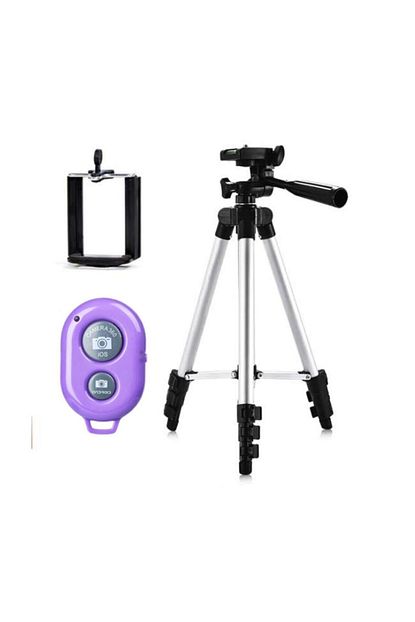 Sentor Profesyonel 105 Cm Tripod Bluetooth Kumandali Telefon Fotograf Makinesi Tripodu Metal Tripod Trendyol