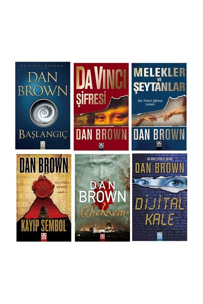 dogan kitap dan brown seti 6 kitap