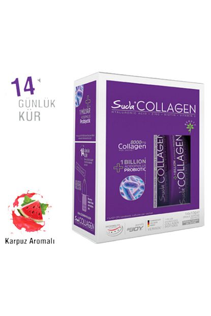suda collagen watermelon flawor toz kolajen 10gr sase fiyati yorumlari trendyol