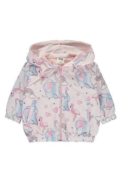 civil baby kiz bebek kapusonlu yagmurluk 6 18 ay pudra fiyati yorumlari trendyol