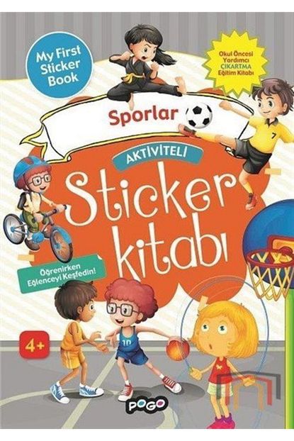 Pogo Cocuk Sporlar Aktiviteli Sticker Kitabi Trendyol