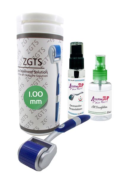 Zgts Blue Line Dermaroller 1 00mm Titanyum 192 Igneli Sac Yuz Cilt Icin Derma Roller Fiyati Yorumlari Trendyol