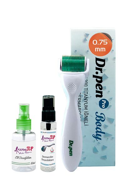 Dr Pen Body Dermaroller 0 75 Mm Vucut Icin Titanyum 1200 Igneli Orijinal Derma Roller Trendyol