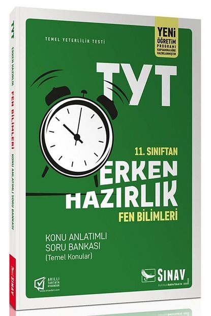 Sinav Yayinlari Sinav 11 Sinif Fen Bilimleri Tyt Erken Hazirlik Konu Anlatimli Soru Bankasi Trendyol