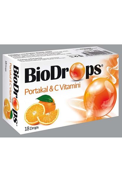 biodrops portakal c vitamini pastil 18