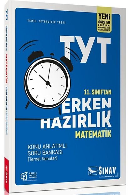 Sinav Yayinlari Sinav 11 Sinif Matematik Tyt Erken Hazirlik Konu Anlatimli Soru Bankasi Trendyol