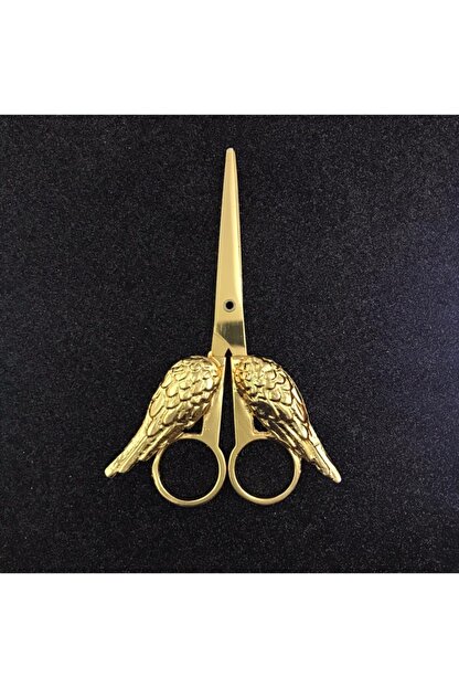 Demirzade Soz Nisan Makasi Kurdele Kesme Makasi Kanatli Makas Melek Kanatli Makas Gold Altin Trendyol