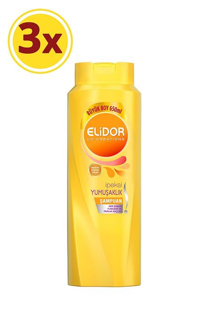 Elidor Ipeksi Yumusaklik Sac Bakim Sampuani 650 Ml X3 Fiyati Yorumlari Trendyol