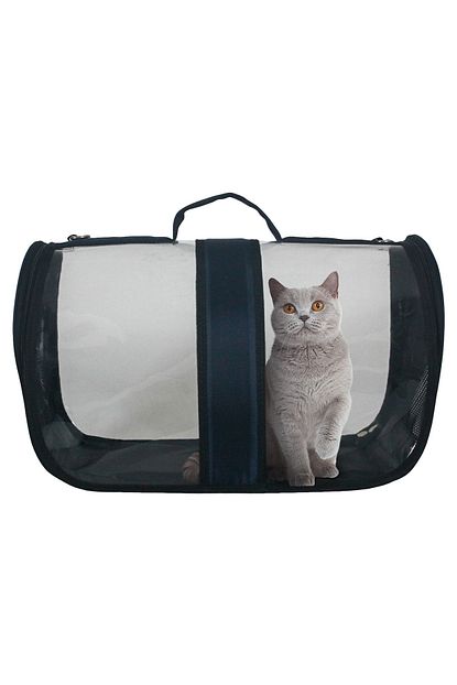 Evene Kedi Cantasi Lacivert Kedi Tasima Seyahat Evcil Hayvan Cantasi Buyuk Boy Seffaf Astronot Delikli Trendyol