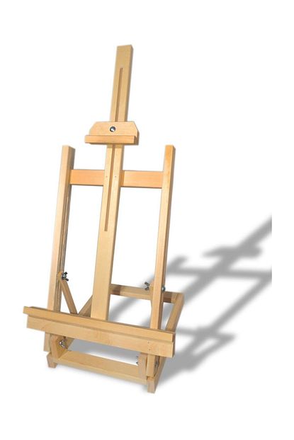 Canakci Ahsap Masaustu Sovale Ayarli Ahsap Resim Sovalesi Ressam Sehpasi 70cm Trendyol