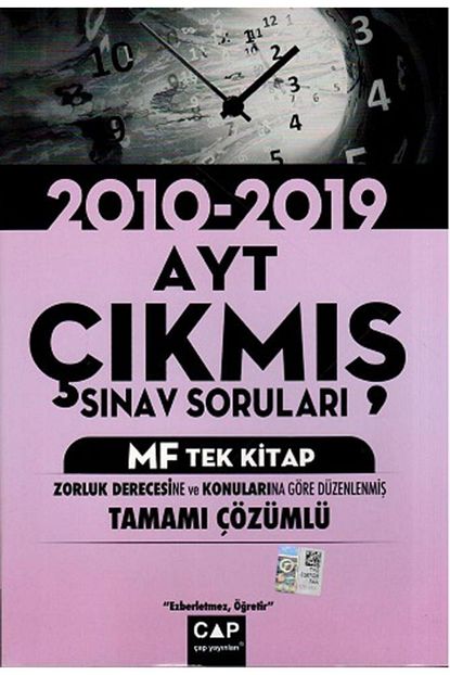 cap yayinlari ayt mf tek kitap tamami