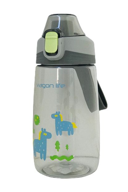 vagonlife gri tritan kilitli kapak su matarasi 400 ml fiyati yorumlari trendyol