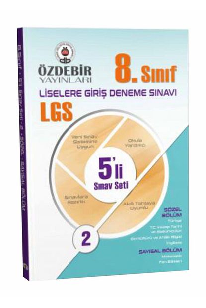 Ozde Bir Yayinlari Ozdebir Yayinlari 8 Sinif Lgs 5 Li Deneme Seti 2 Trendyol