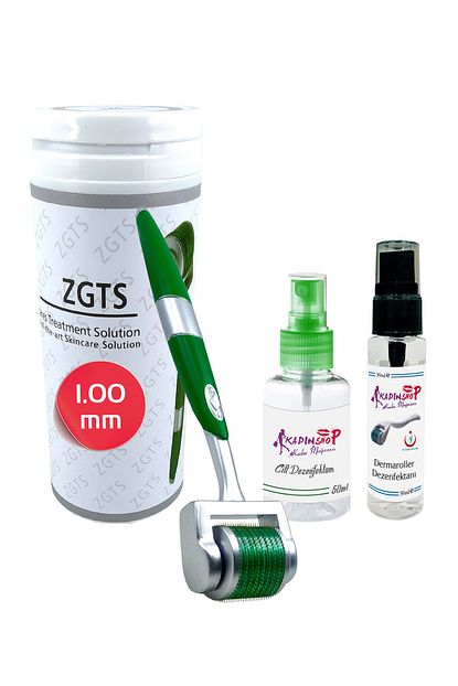 Zgts Green Line Dermaroller 1 00 Mm Titanyum 540 Igneli Sac Yuz Cilt Icin Derma Roller Fiyati Yorumlari Trendyol