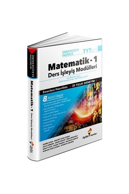 Aydin Yayinlari Aydin Tyt Matematik 1 Ders Isleyis Modulleri 8 Modul Kitap Trendyol