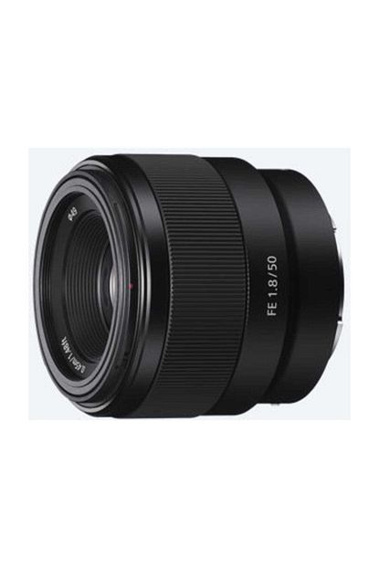sel 50mm f1 8 full frame lens siyah